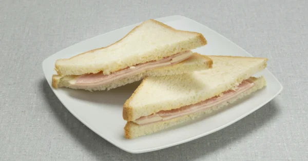 Cold Toast Ham And Gouda Cheese