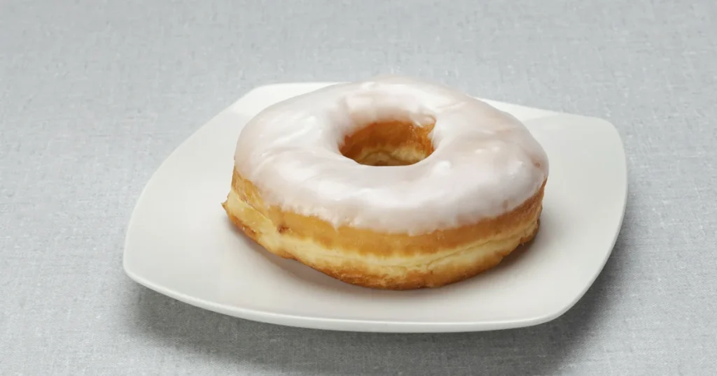 Donut With White Coating