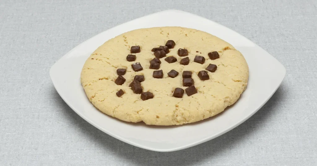 White Cookie With Chocolate Chips